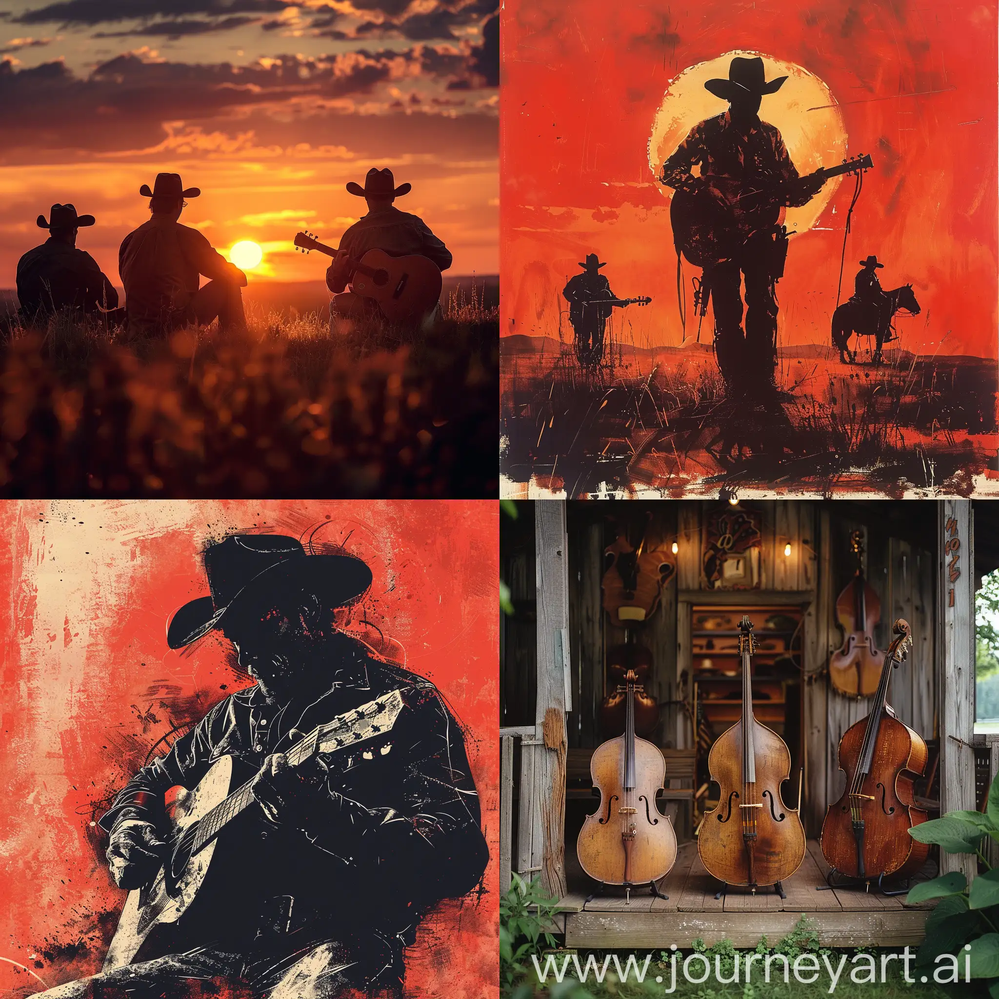 Colorful-Western-Music-Band-Performing-Live-Concert