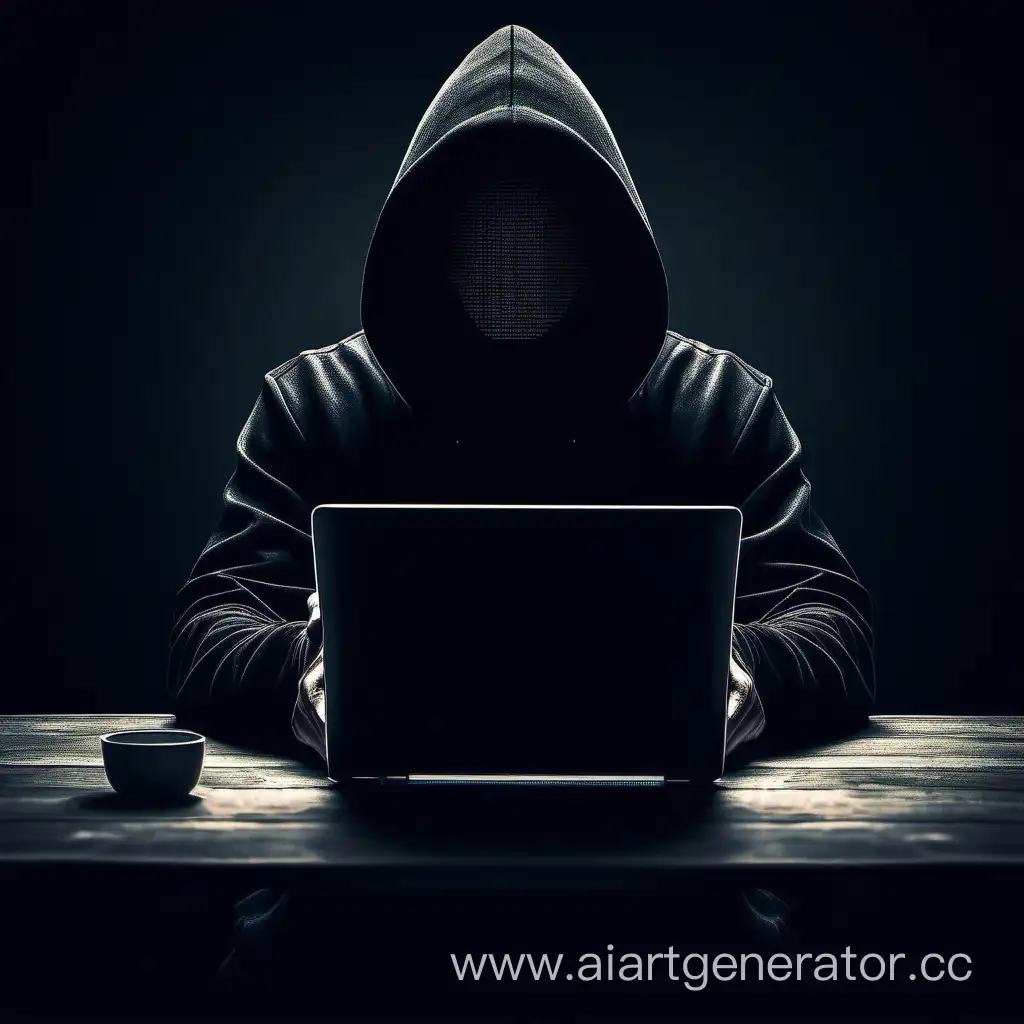Criminal-Hacker-in-Dark-Ambiance-with-Black-Laptop