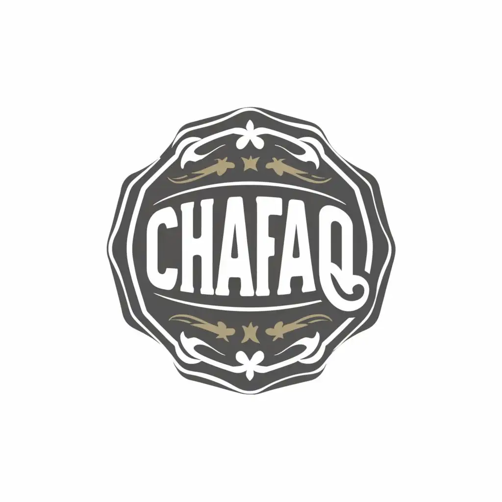 logo, store, with the text "chafaq", typography