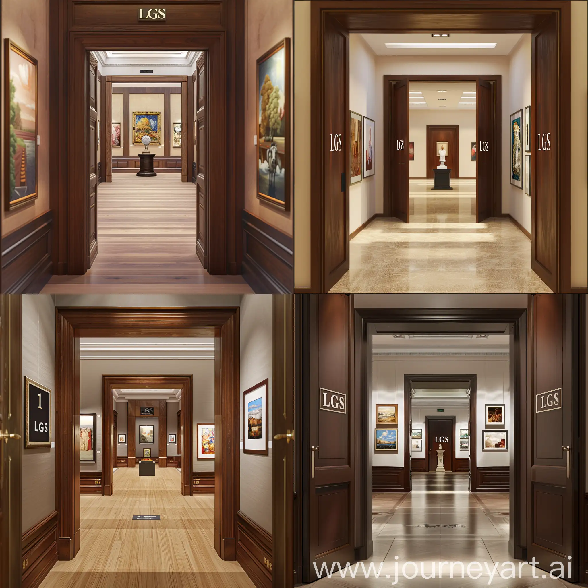 Modern-Art-Gallery-Showcase-with-LGS-Entrance-and-Spacious-Hall