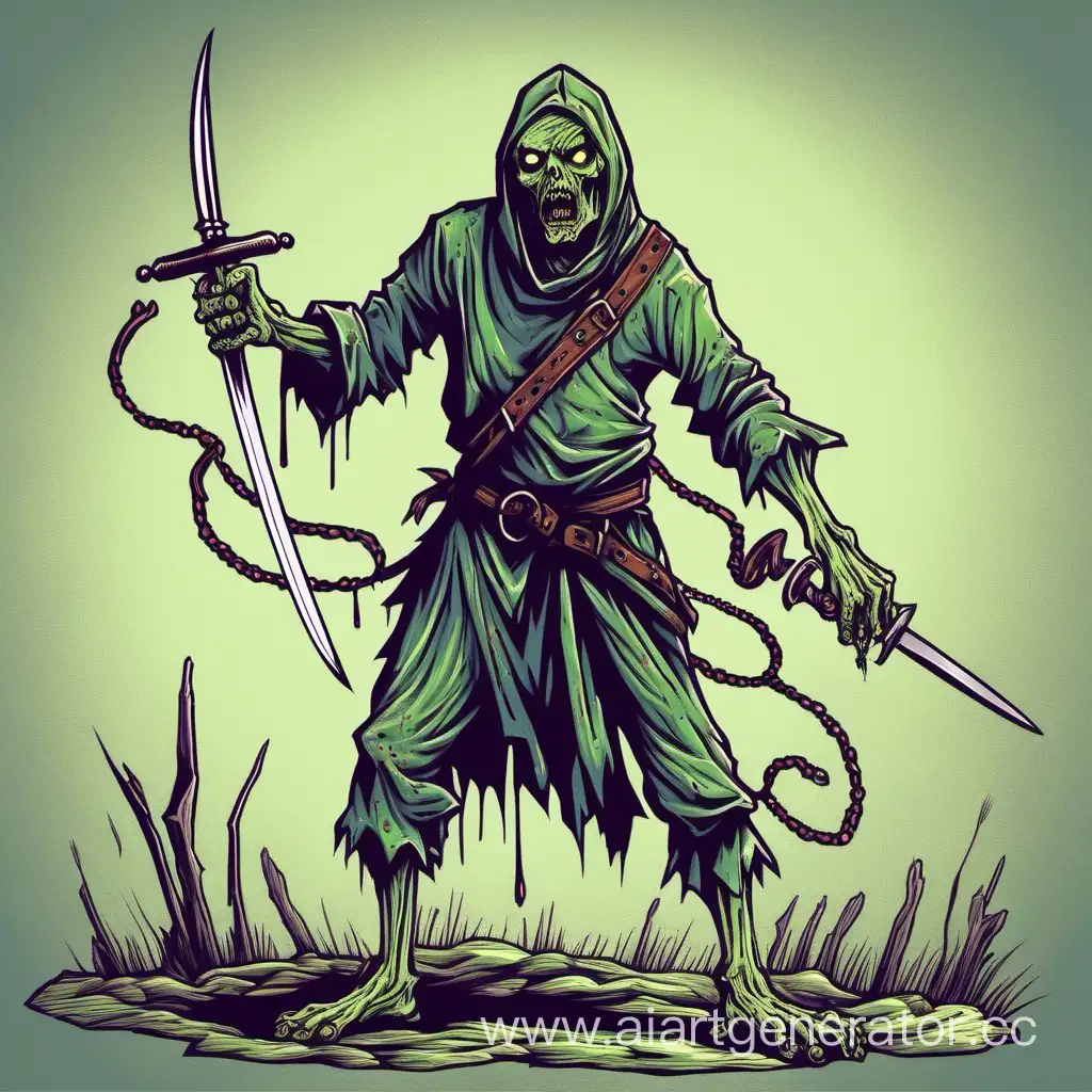 Menacing-Medieval-Zombie-Warrior-with-Whip-and-Dagger