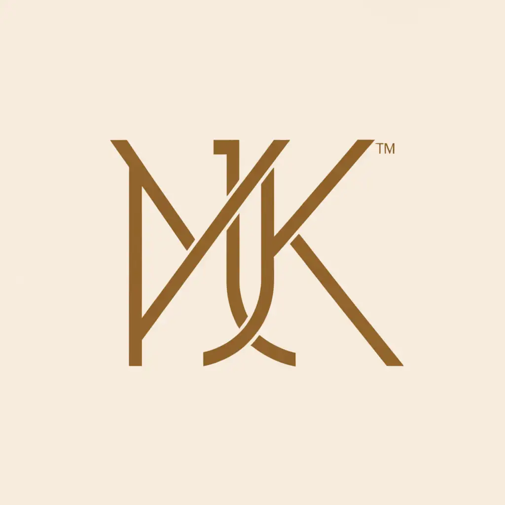 a logo design,with the text "MK", main symbol:romantic,complex,clear background