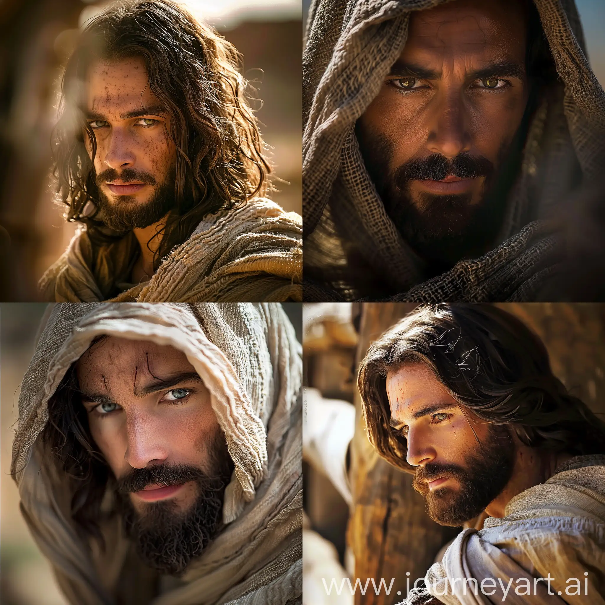 Serene-Portrait-of-Jesus-with-Compassionate-Gaze