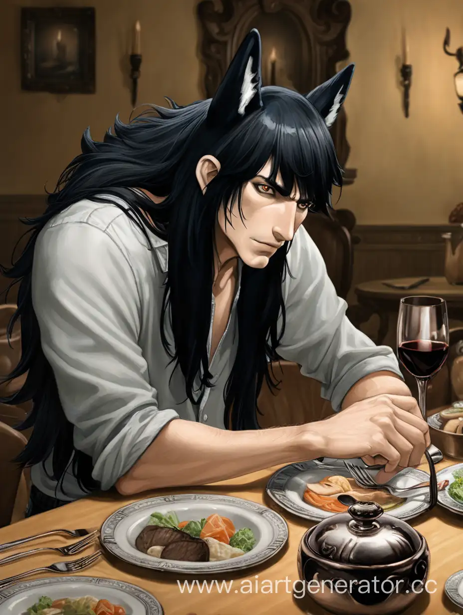 Lone-Wolf-Enjoying-a-Quiet-Meal-with-Dark-Tones