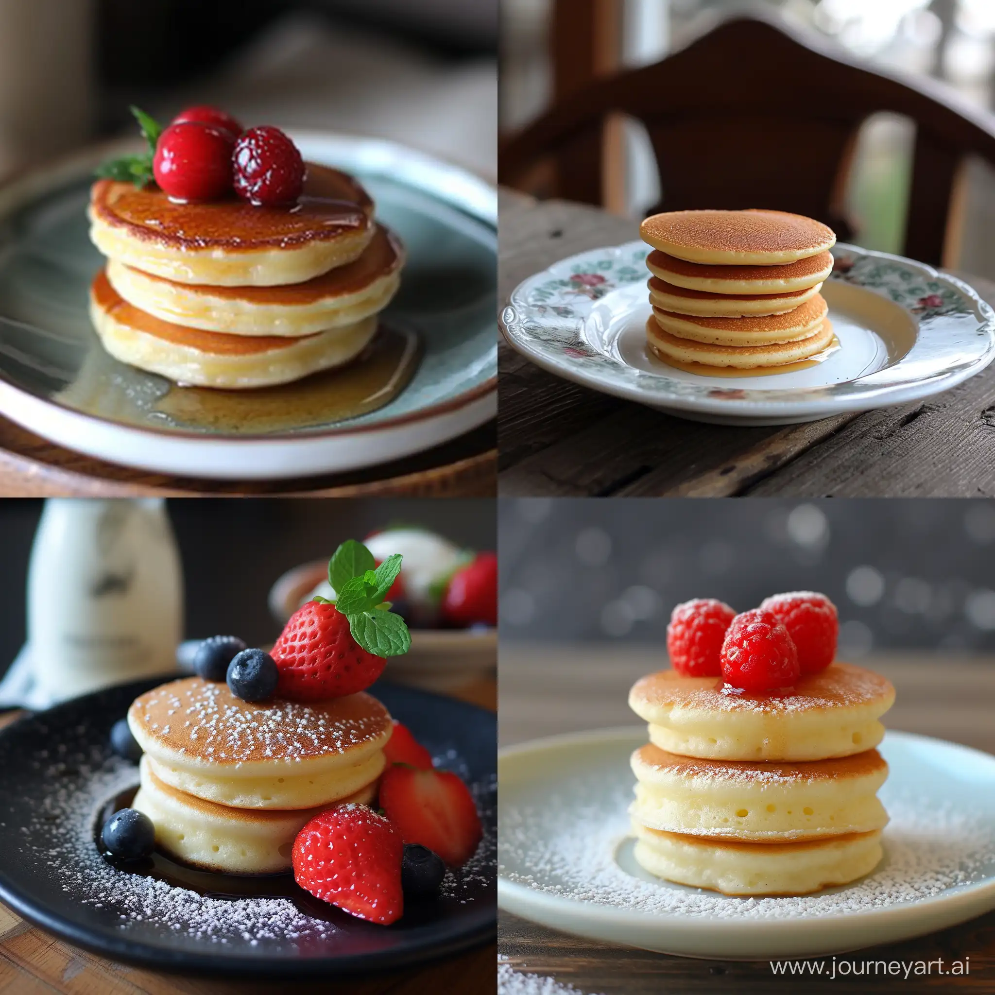 Delicious-Mini-Pancakes-Arrangement-in-a-Square-Frame