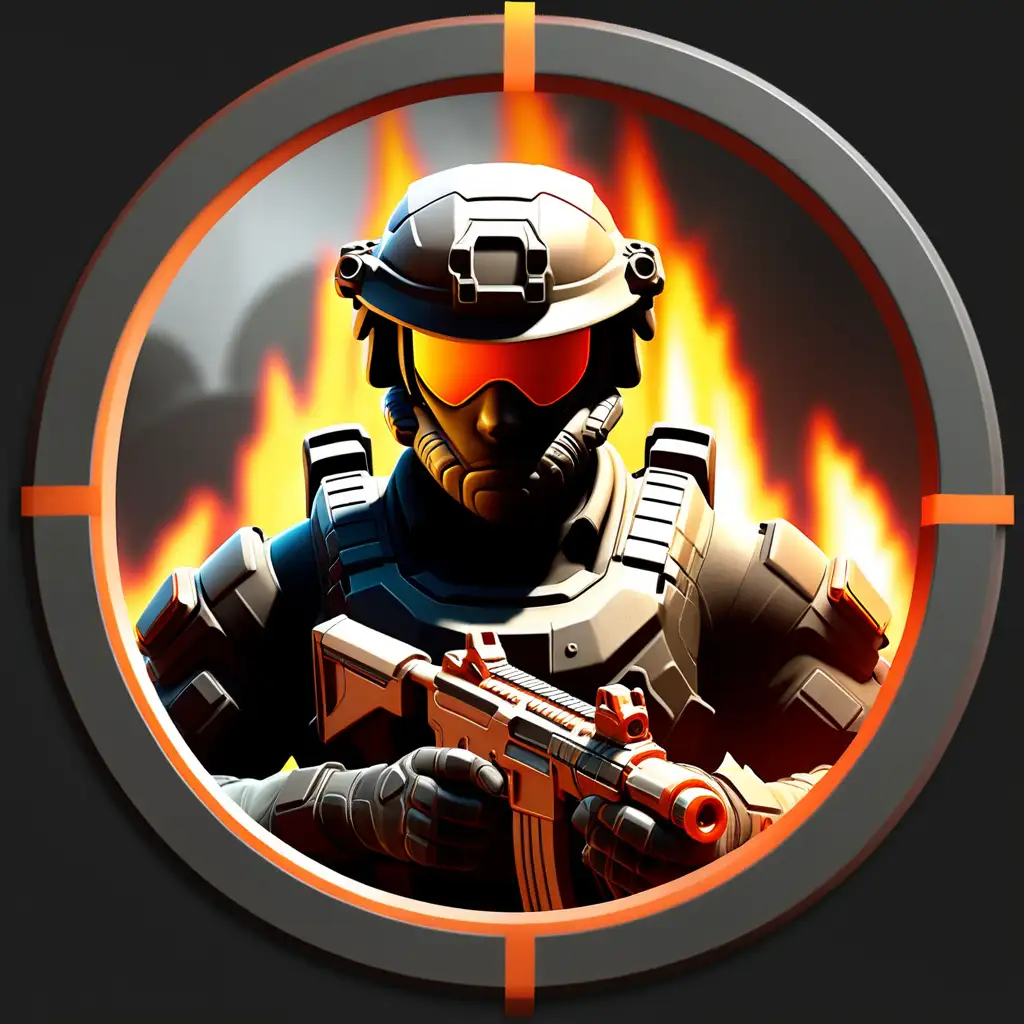 black ops 3 Firebreak in a circle icon