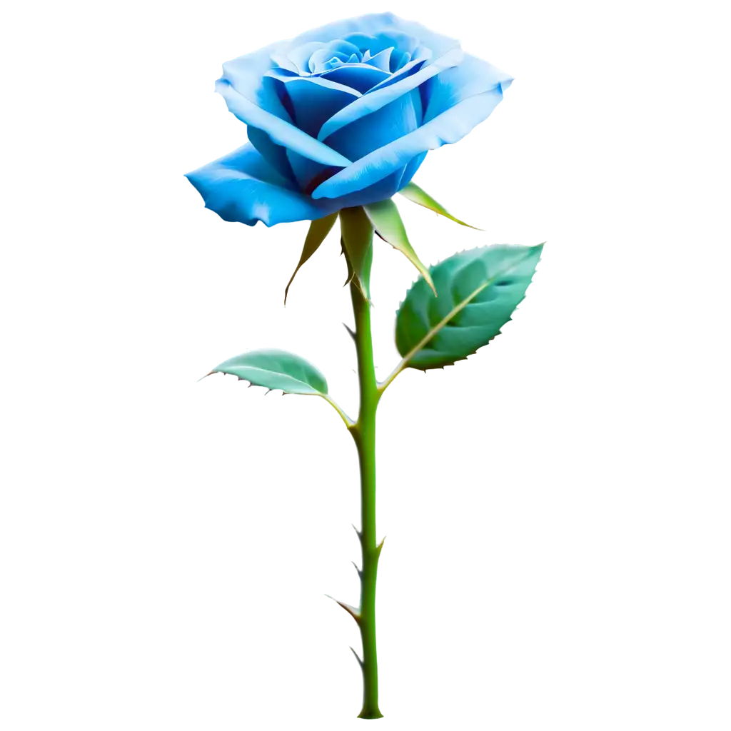 a blue rose