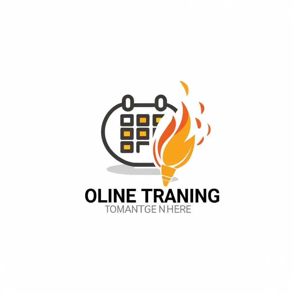 a logo design,with the text "creative logo detailing for a company engaged in online training, innovative training must contain a week the name of the company ", main symbol:name -  "LMS"

natural weekly calendar
 torch that burns,Minimalistic,clear background