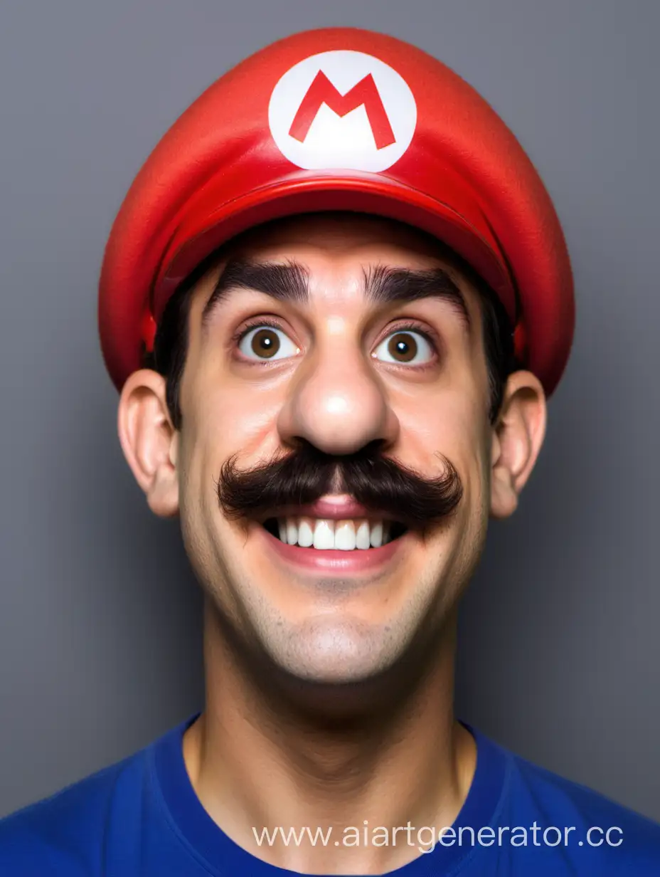Как выглядит Супер Марио в реальной жизни  (Фото паспорт)