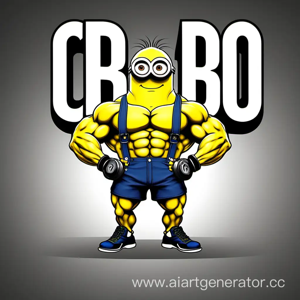 MuscleBound-Minion-Bodybuilder-Flexing-with-CBO-Emblem