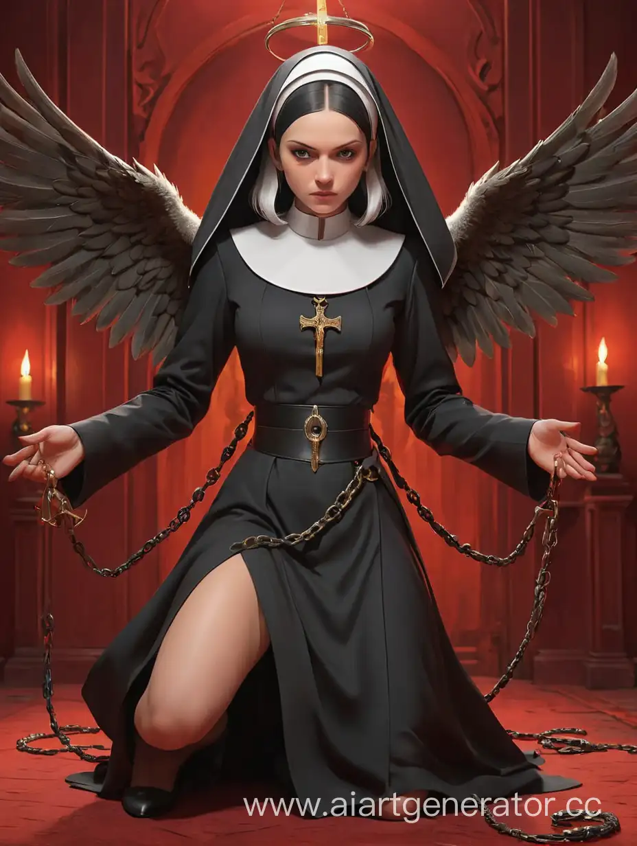 Erotic-Nun-Psychic-with-Whip-in-Red-Chamber