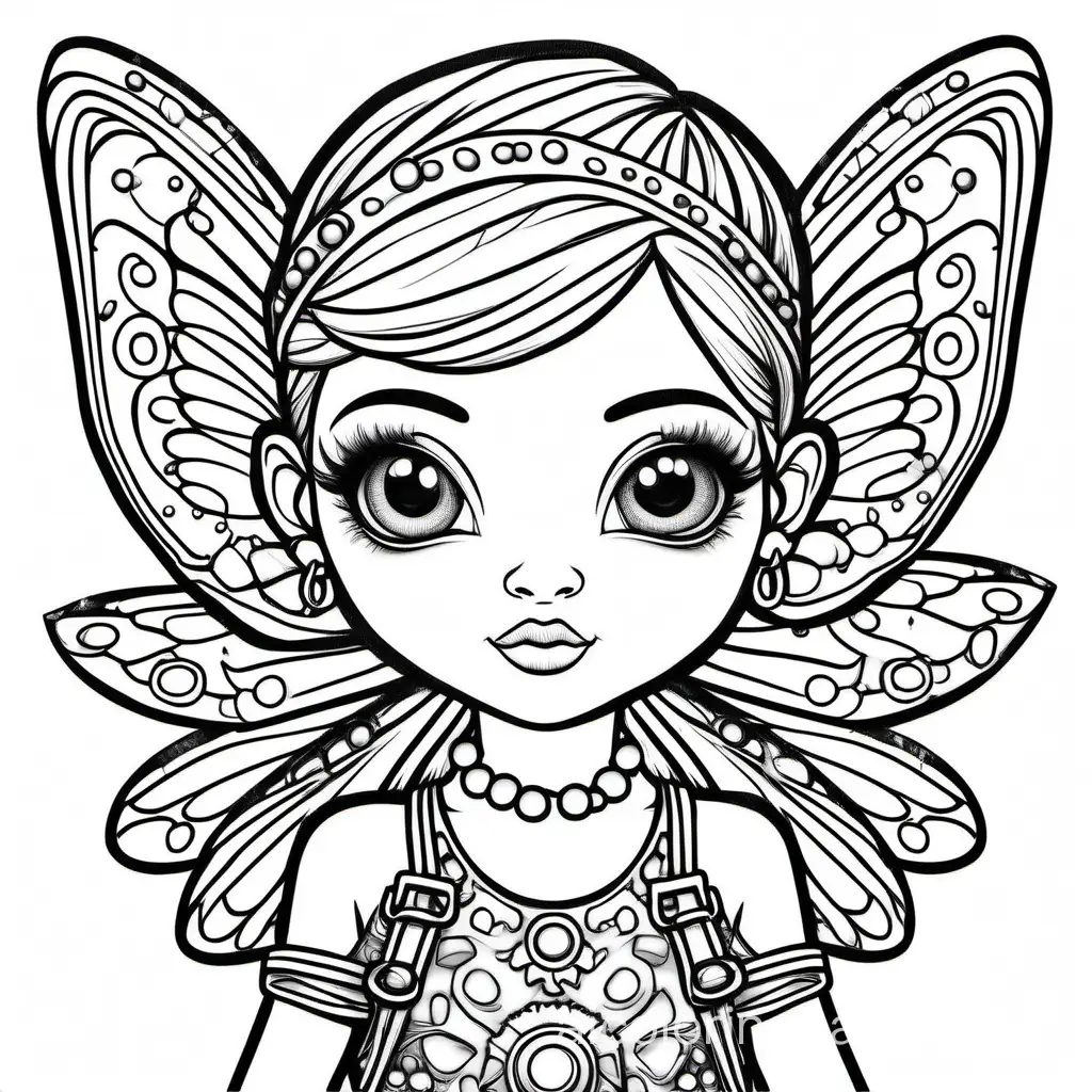 Detailed-Punk-Rockstar-Fairy-Adult-Coloring-Page