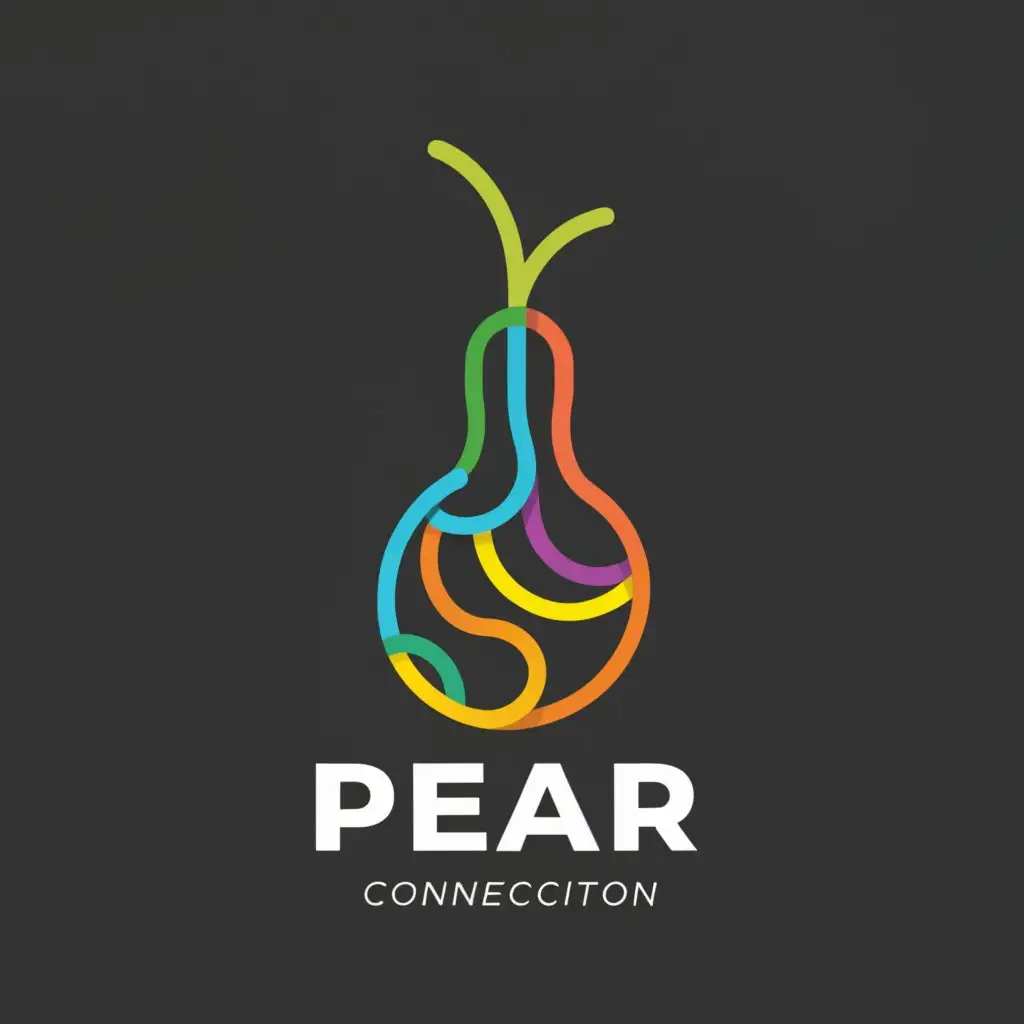 a logo design,with the text "pear", main symbol:pear,complex,be used in Technology industry,clear background