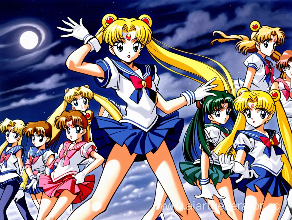 Sailor moon in higurashi 2006 art style