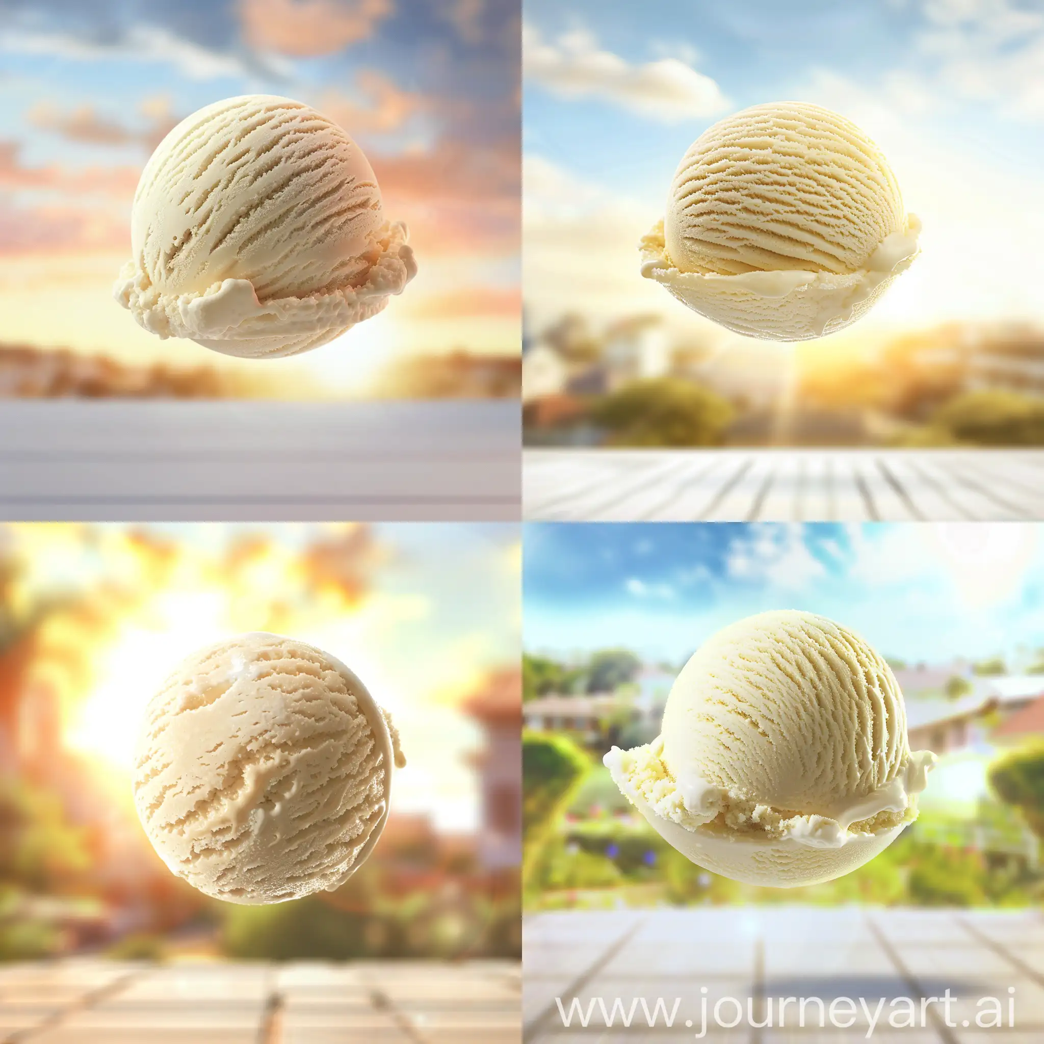 Vanilla-Ice-Cream-Floating-in-Bright-Airy-Scene