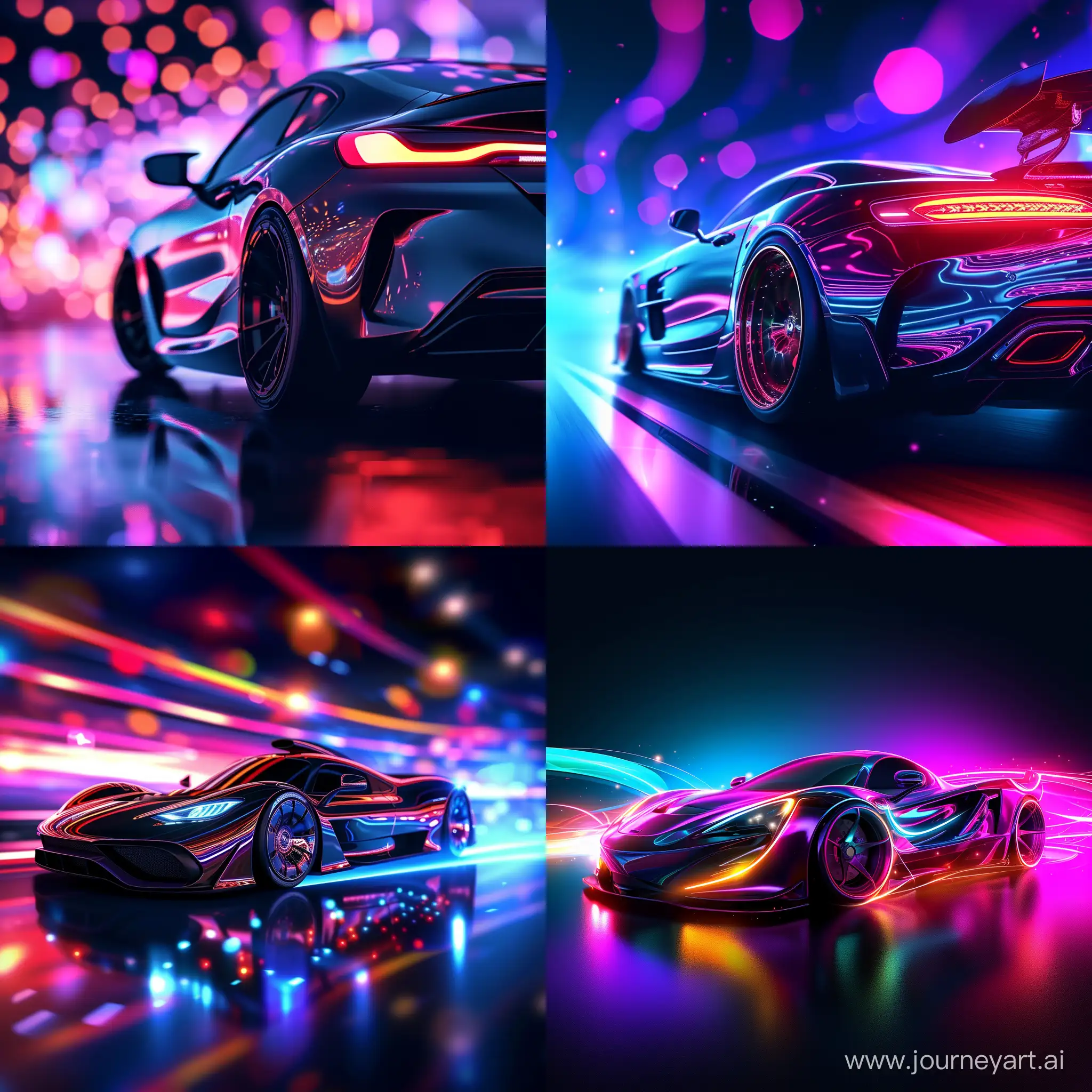 Spectacular-Night-Lights-Showcase-Featuring-the-Latest-Modern-Car-Model
