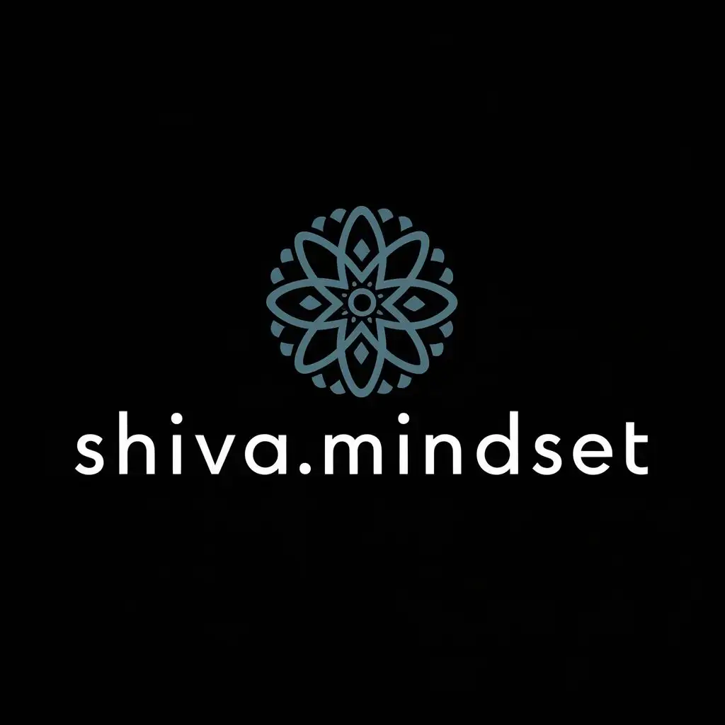 logo, Shiva.mindset, with the text "Shiva.mindset", typography