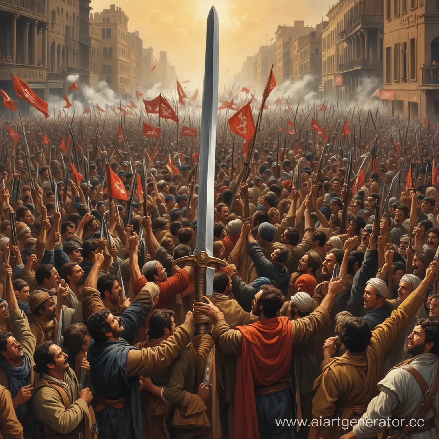 Revolutionary-Sword-Punishing-CounterRevolution-Workers-vs-CounterRevolutionaries