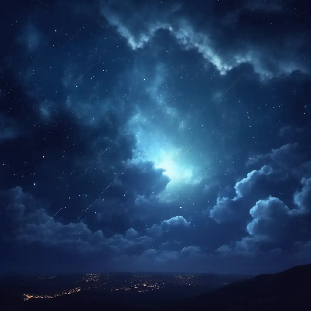 realistic night sky like the photo