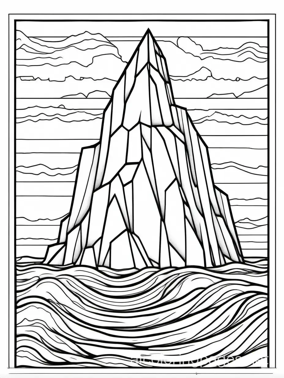 Majestic-Iceberg-Coloring-Page-Arctic-Ocean-Scene-for-Kids-and-Adults