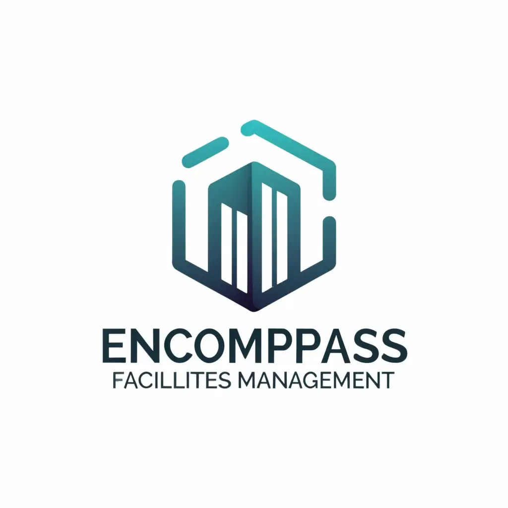 a logo design,with the text "encompass facilities management", main symbol:property,Moderate,clear background