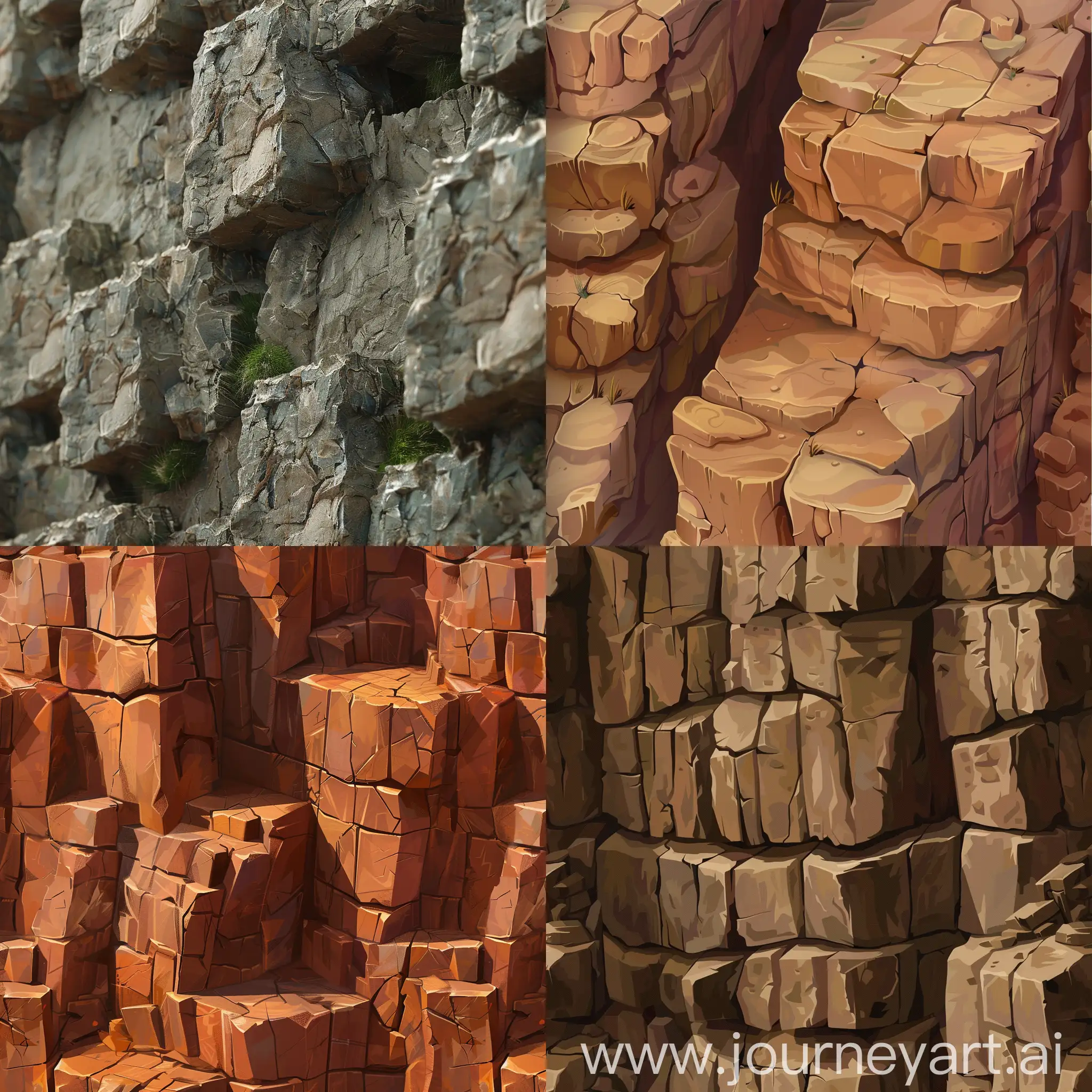 Seamless-2D-Stylized-Cliff-Texture-Version-6