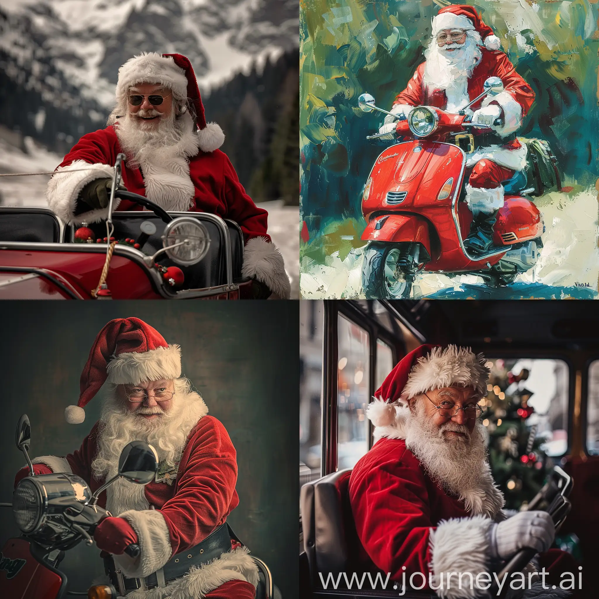 Santa-Claus-Riding-Motorcycle-Festive-Holiday-Scene