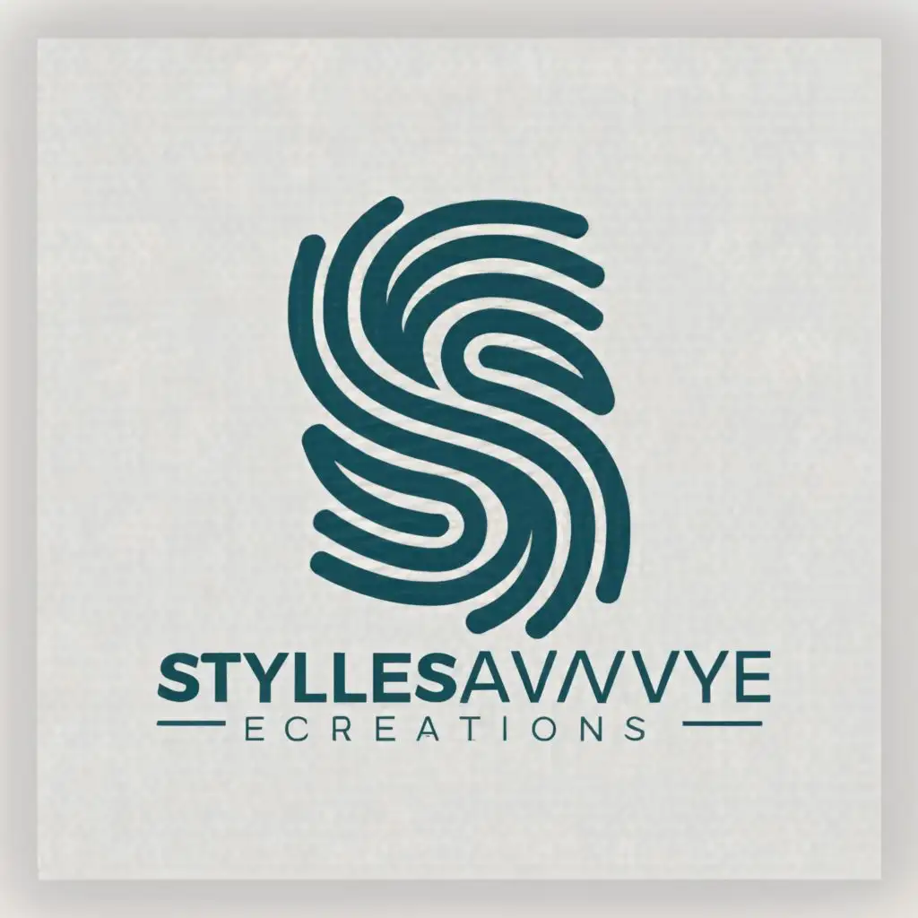a logo design,with the text "StyleSavvyEcreations", main symbol:Style,Minimalistic,be used in Internet industry,clear background