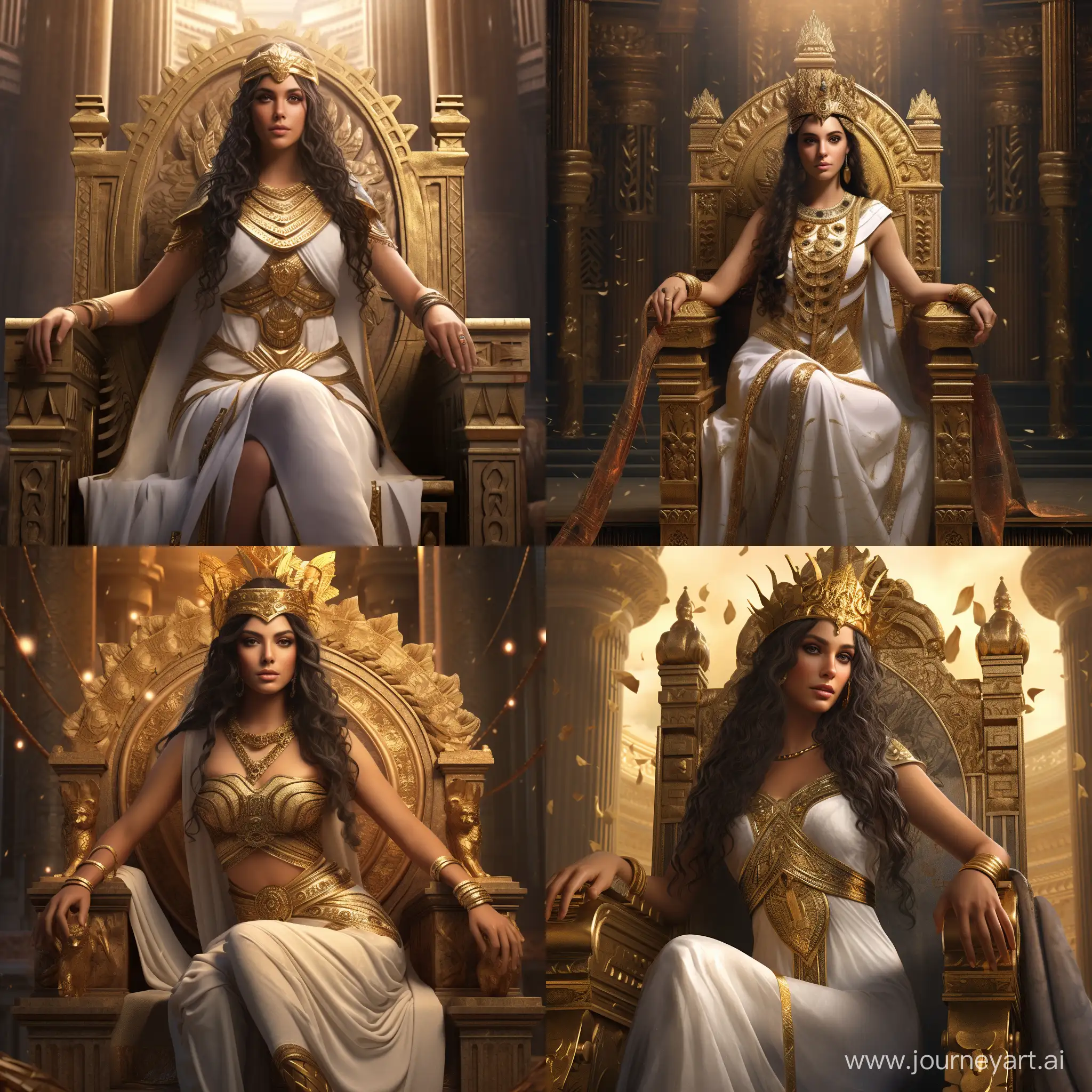 Cleopatras-Majestic-Coronation-in-Greek-Elegance-at-the-Royal-Palace