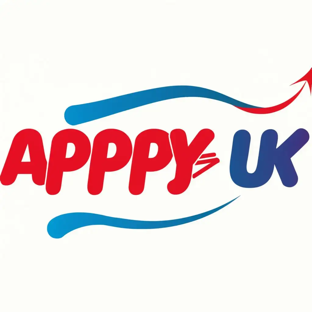 logo, it uk based company,it doesnot contain symbol text as logo with colour combination red,white,blue, with the text "APPLYUK", typography, be used in Travel industry