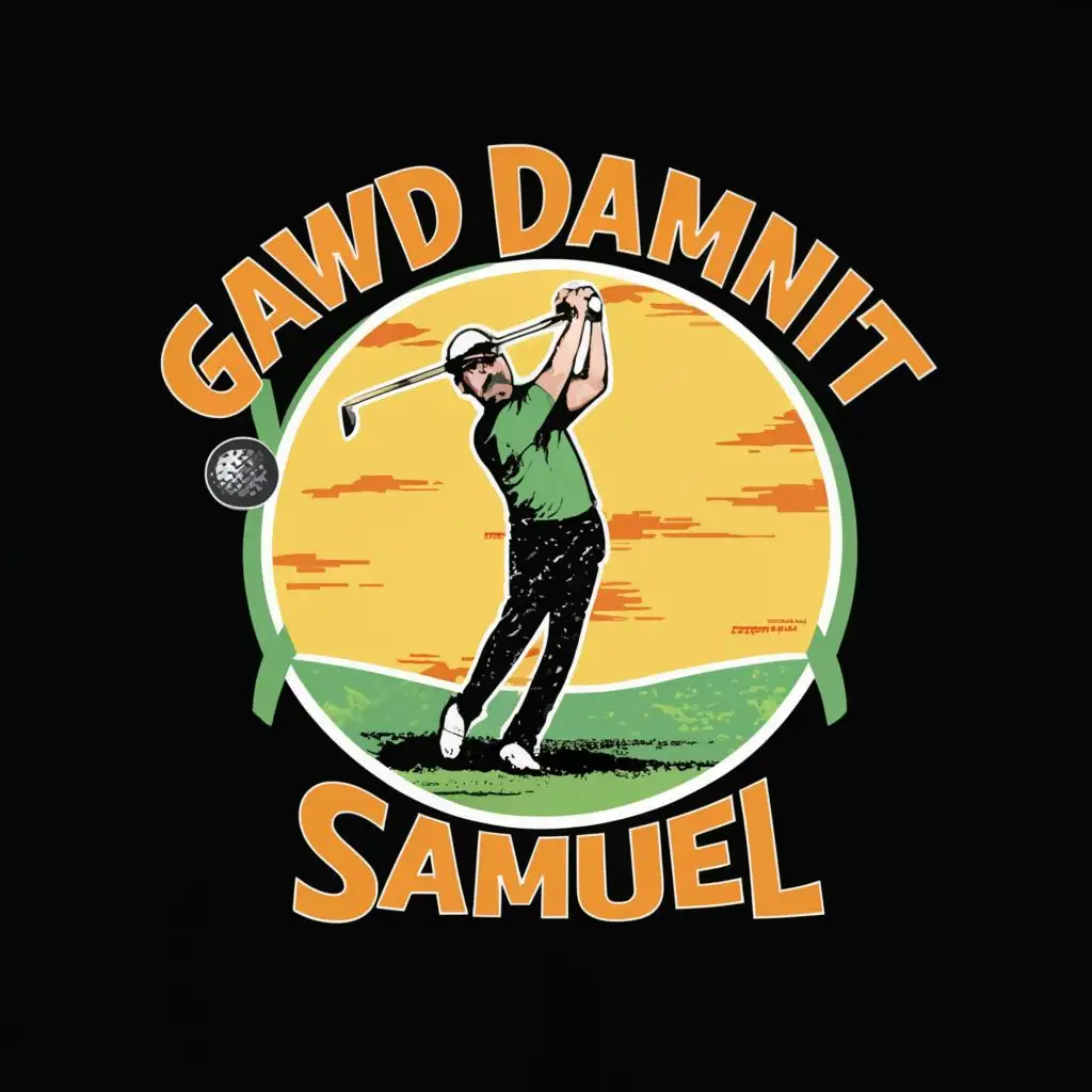 Logo-Design-For-Bad-Golf-Shot-Expressive-Typography-with-Frustration-Theme