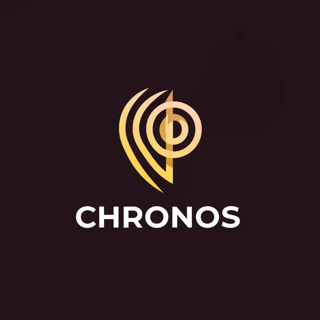 a logo design,with the text "Chronos", main symbol:upgrade,Minimalistic,be used in Events industry,clear background