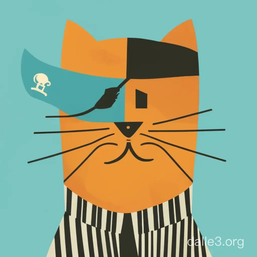 cat Pirate suprematism