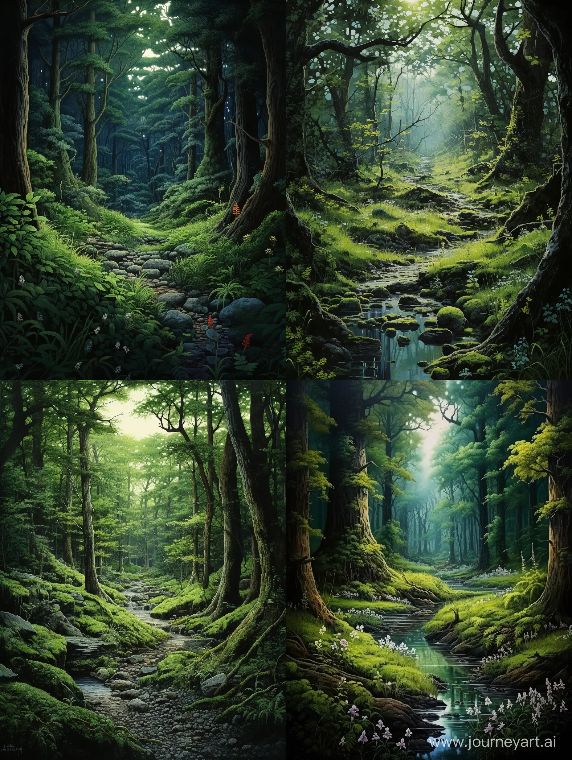 Enchanting-Forest-Glade-in-Dense-Woodland