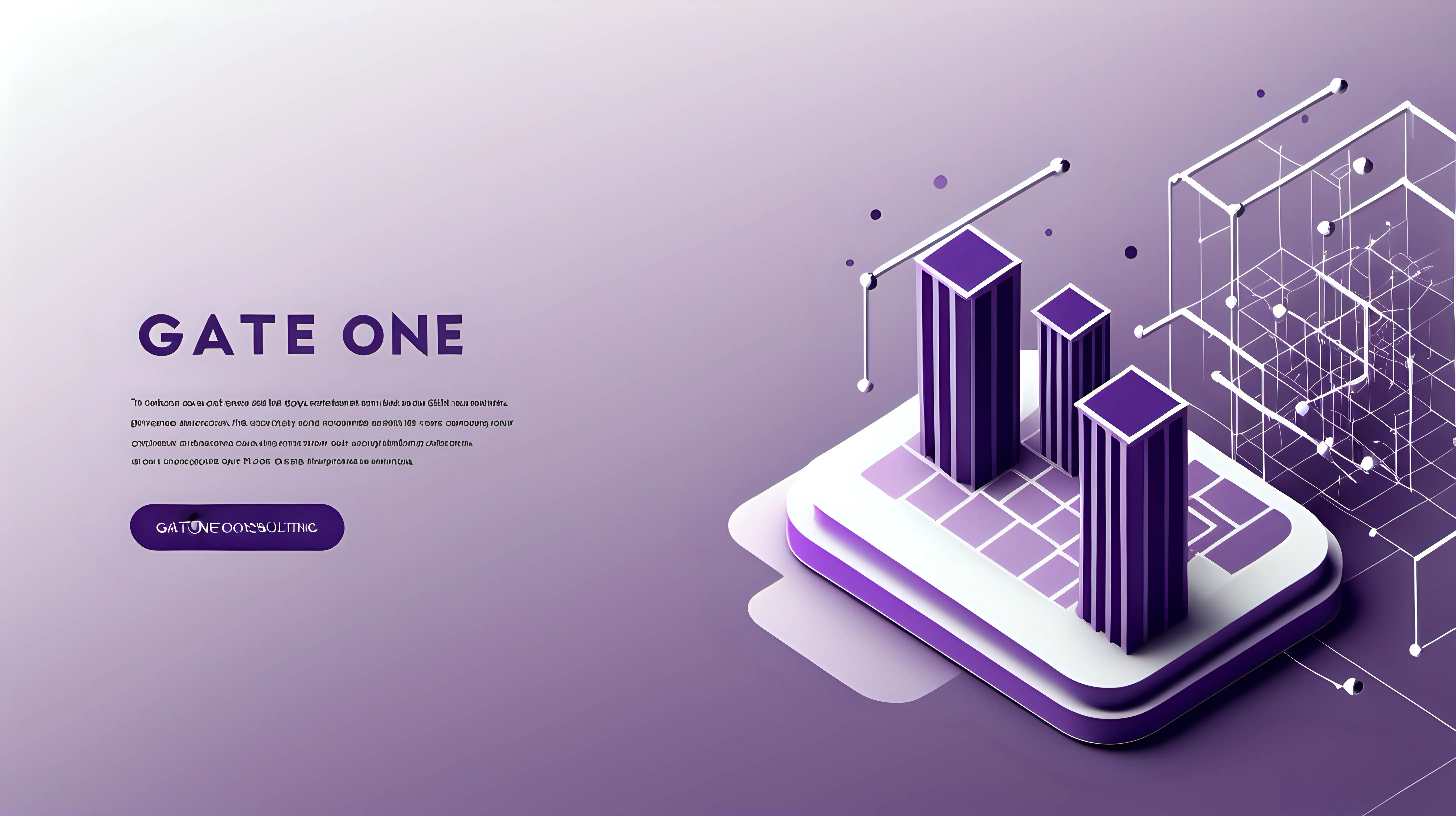Gate One Data AI Consulting Analytics in Light Purple Tones