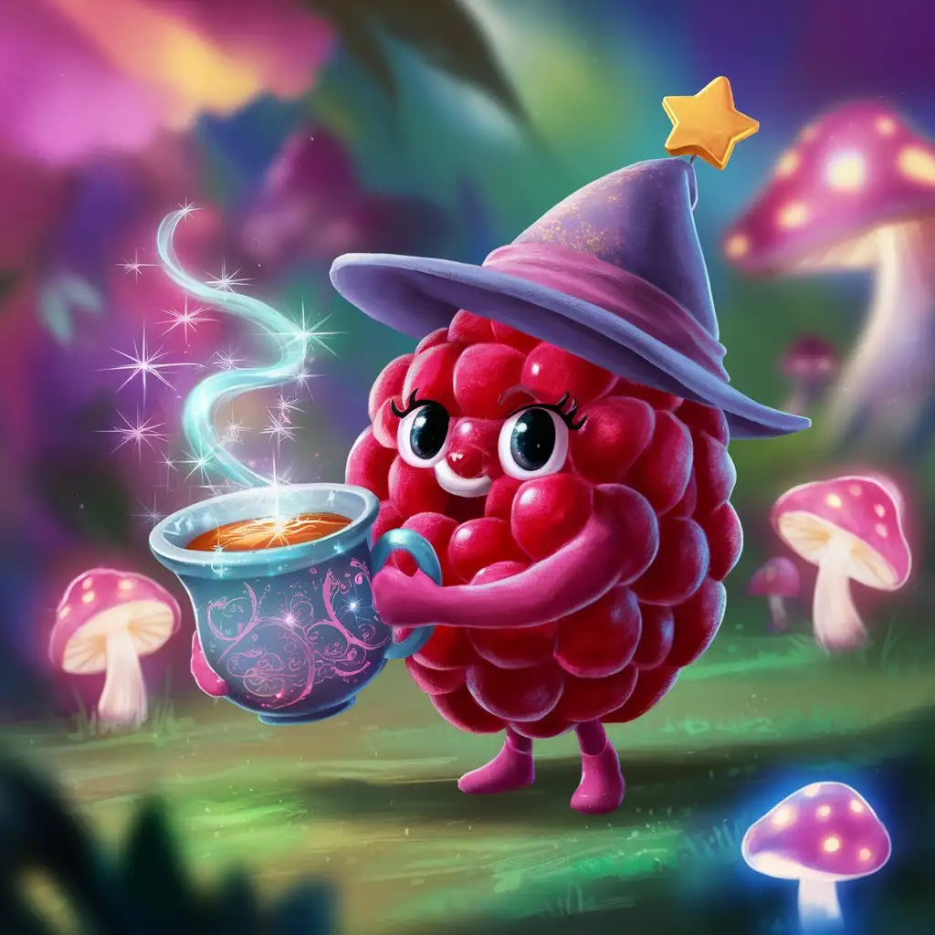 Enchanting-Raspberry-Fairy-Whimsical-Vector-Art-with-Magical-Potion-Accents