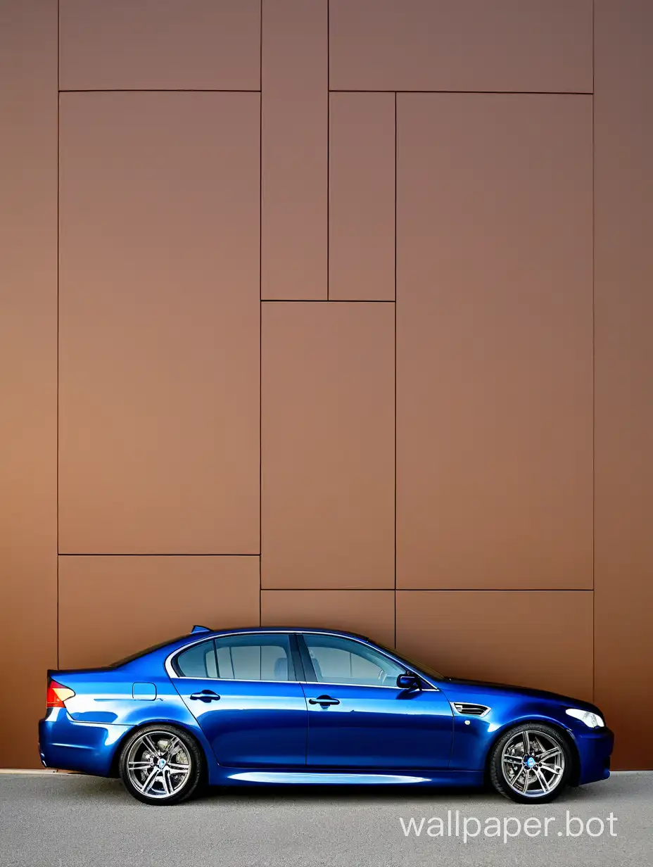 Sleek-E60-M5-F10-Wall-Art-Luxury-Sports-Car-with-Contemporary-Background