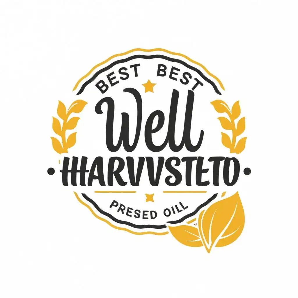 LOGO-Design-For-WellHarvested-Organic-Typography-for-Home-and-Family-Industry