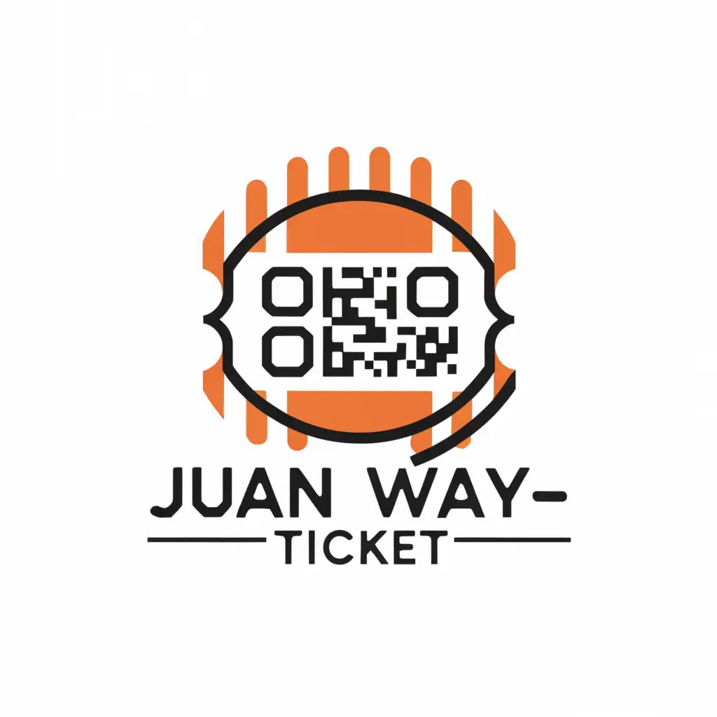 a logo design,with the text "JUAN WAY TICKET", main symbol:ticket,
traffic violation,
online payment,
drive,complex,be used in Technology industry,clear background