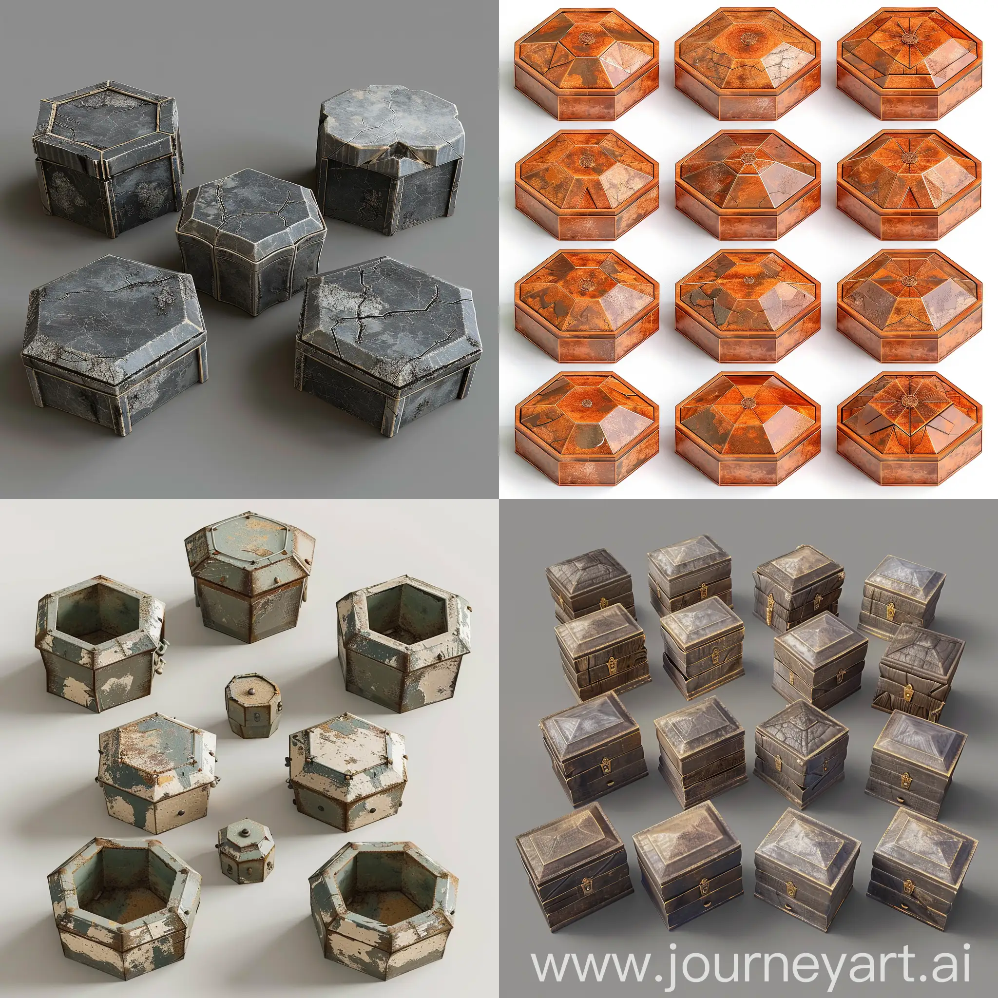 Isometric-Worn-Pentagon-Jewelry-Boxes-Realistic-3D-Asset-in-Unreal-Engine-5-Style
