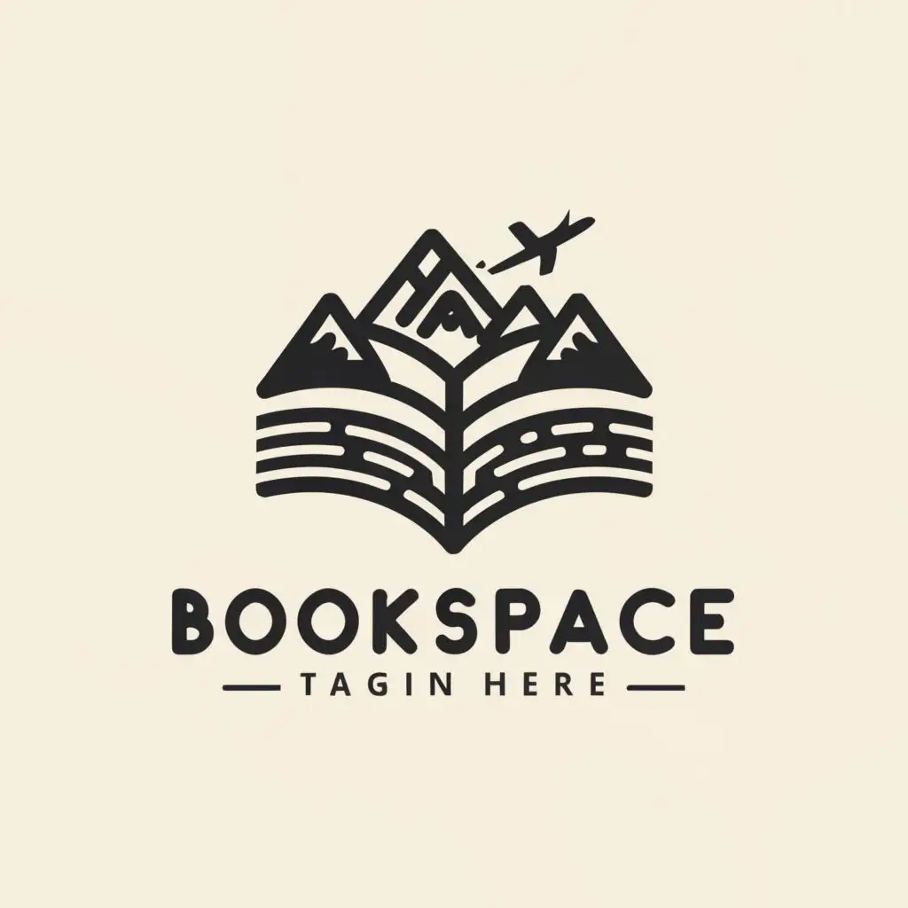 a logo design,with the text "BookSpace", main symbol:effort,Moderate,be used in Travel industry,clear background
