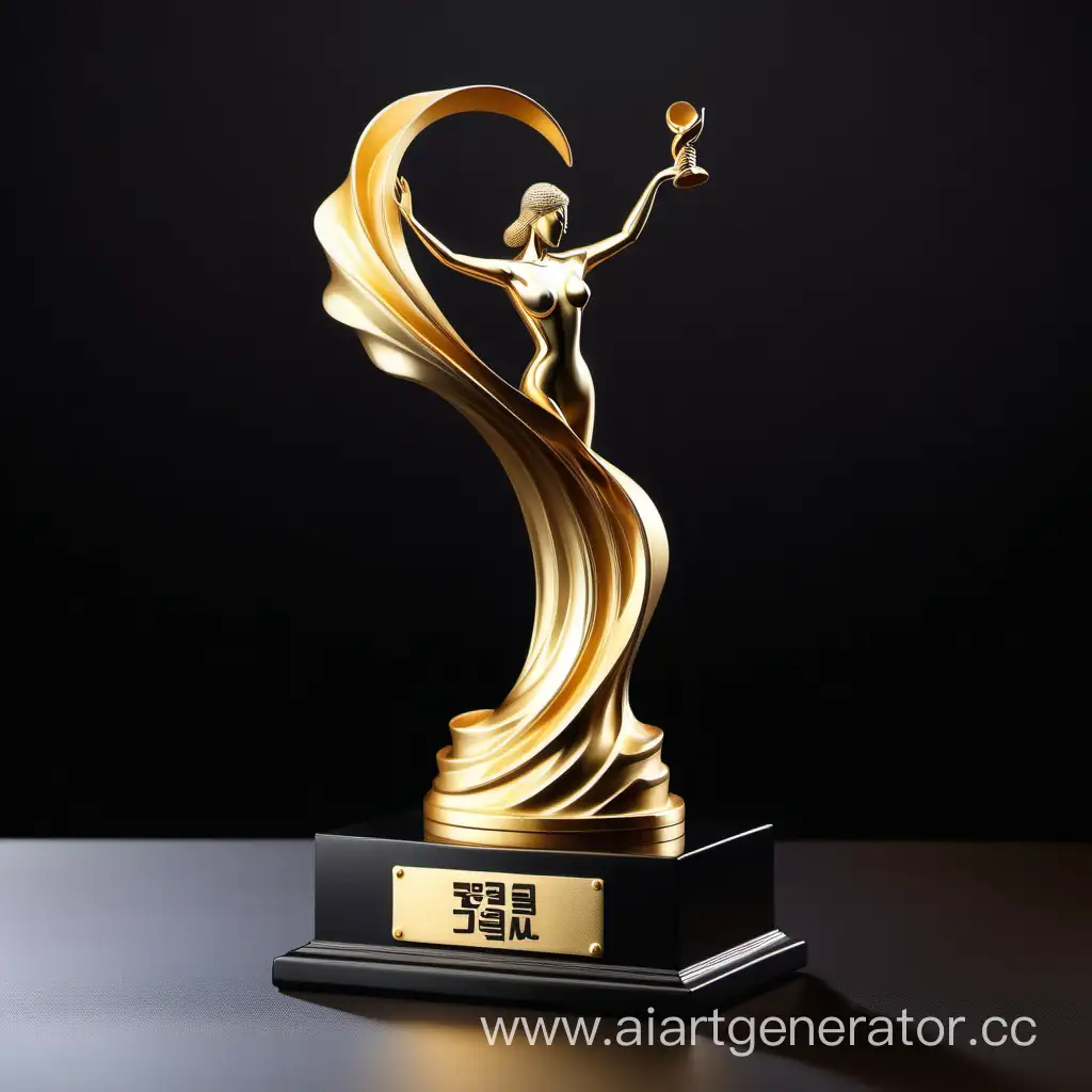 KoreanStyle-Golden-Wave-Film-Award-Statuette