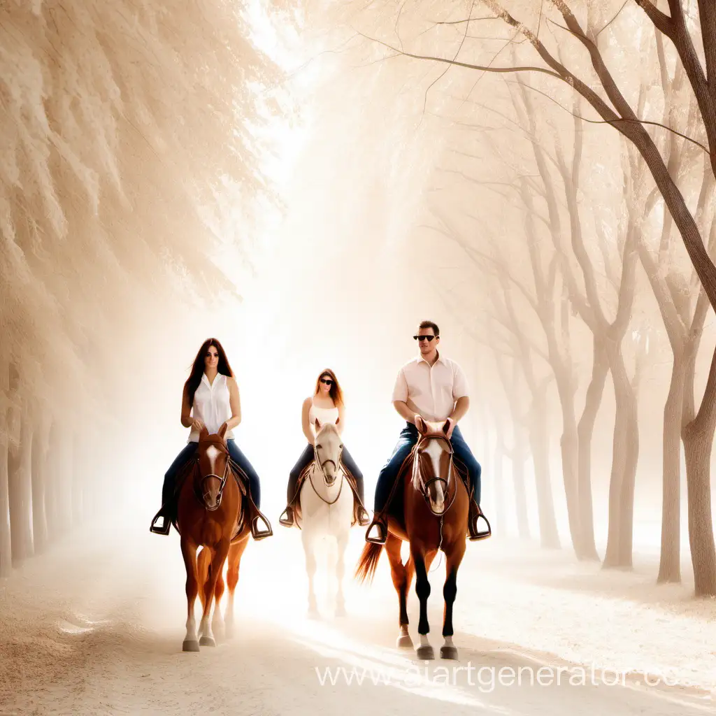 Tranquil-Horseback-Ride-in-Soft-Illumination