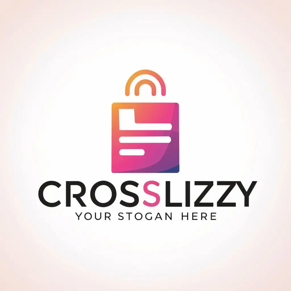 a logo design,with the text "cross lizzy", main symbol:we make shopping simple,Moderate,clear background