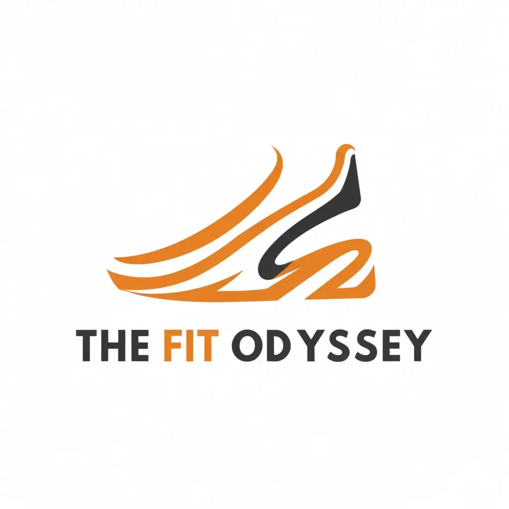 a logo design,with the text "the fit odyessey", main symbol:shoe,Moderate,clear background