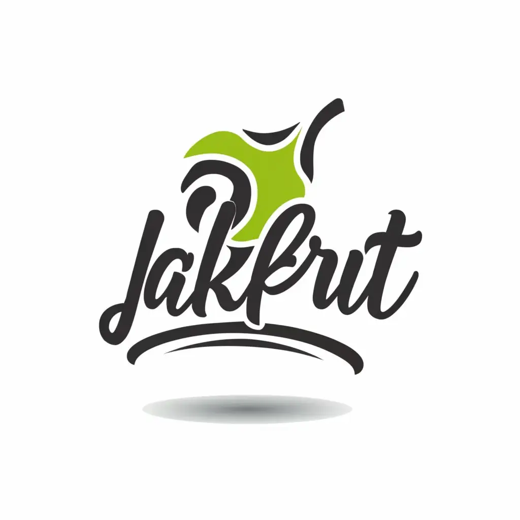 a logo design,with the text "jakfrut", main symbol:jackfruit,Minimalistic,be used in Sports Fitness industry,clear background