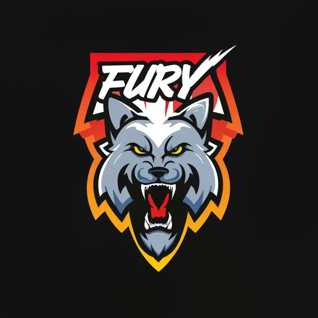 logo, fury, with the text "Never Forget", typography
