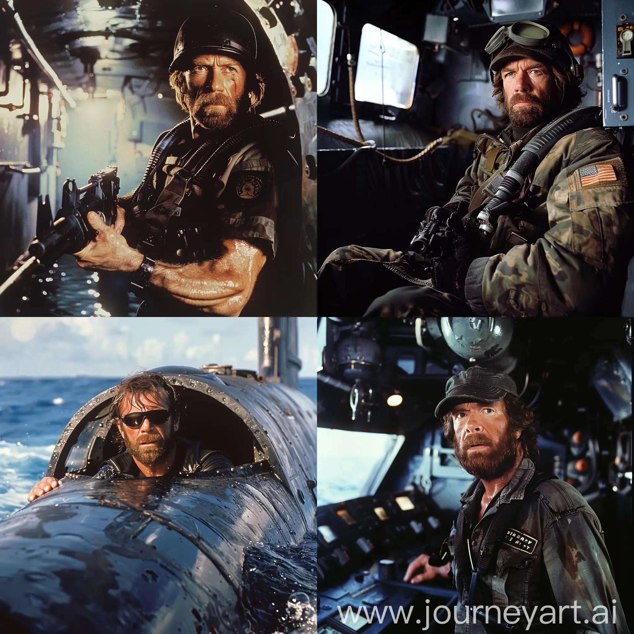 Chuck Norris in the submarine