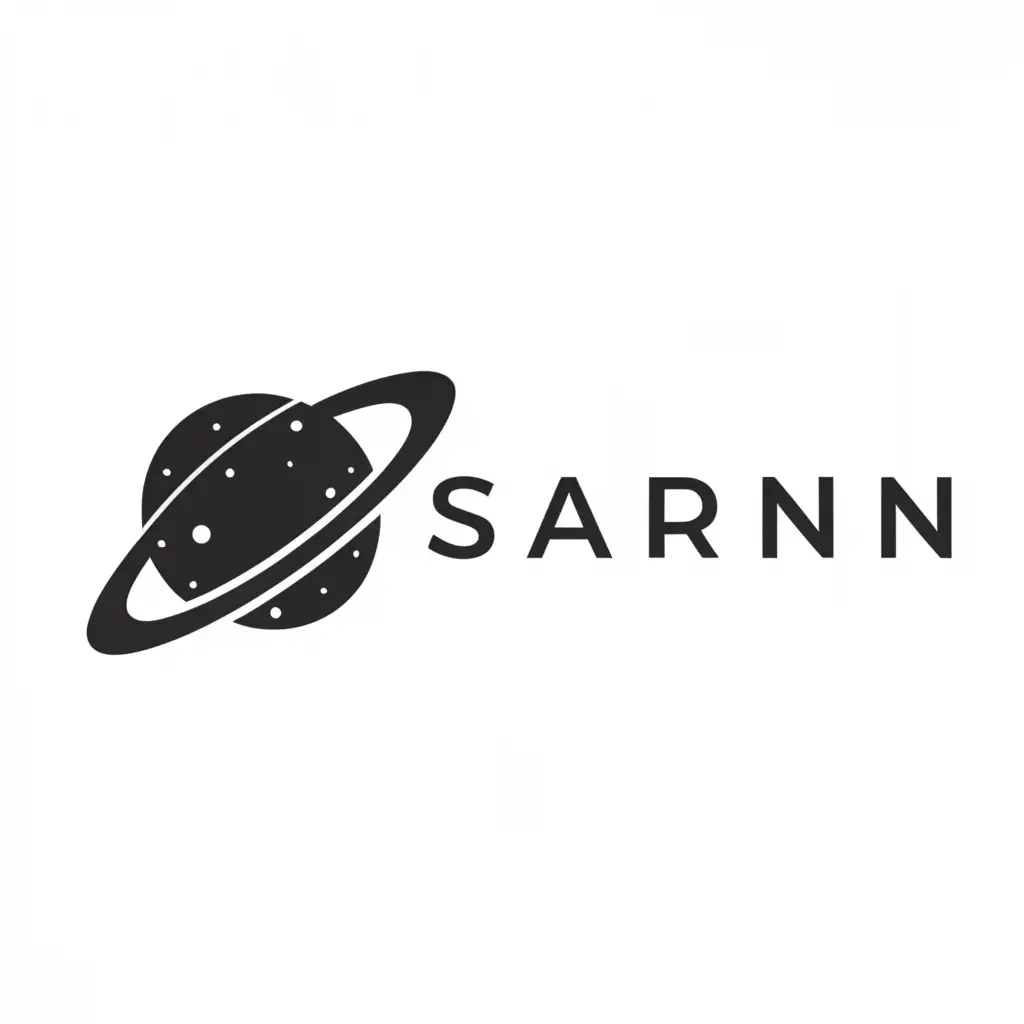 a logo design,with the text 'saturn', main symbol:planet, galaxy,Minimalistic,be used in Technology industry,clear background