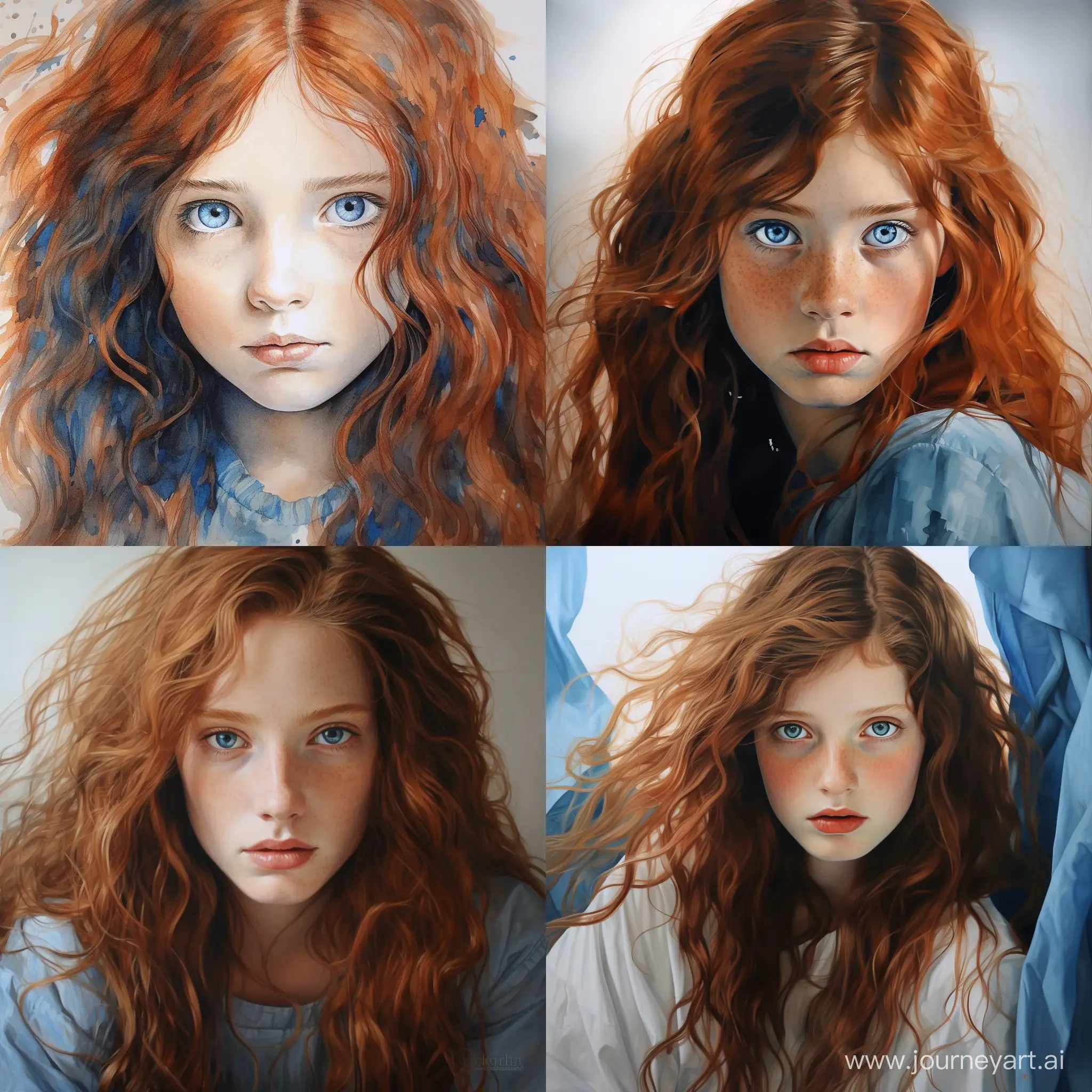 Adorable-Girl-with-Chestnut-Hair-and-Blue-Eyes-Portrait